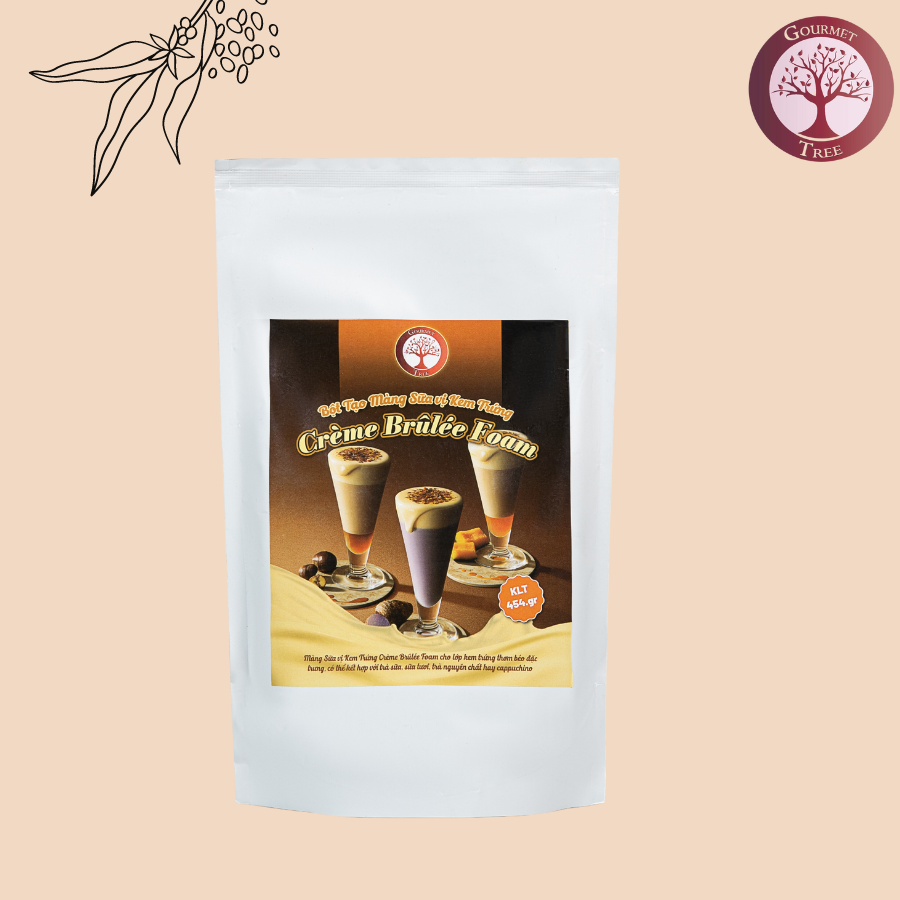 Bột Tạo Màng Vị Kem Trứng Crème Brûlée Foam